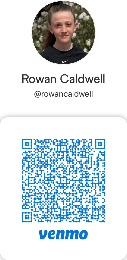Venmo QR code for Rowan Caldwell, @rowancaldwell